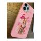 XİAOMİ REDMİ NOTE 12 Uyumlu Barbie Desenli Pembe Renkli Telefon Kılıfı