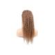 Afro Dalga Front Lace Gerçek Tül Peruk - Kumral - 60-65cm