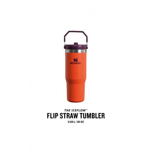 ICEFLOW FLİP STRAW TUMBLER 30 OZ / 0.89 LT TİGERLİLY 10-09993-314 1210001957831