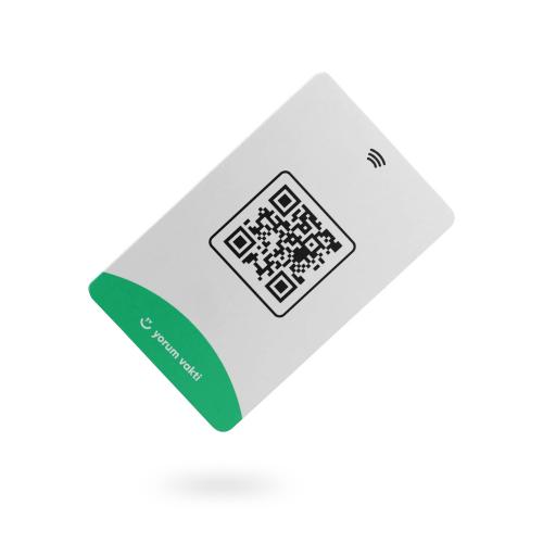 NFC ve QR Kodlu Google Yorum ve Puanlama Kartı