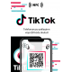 Masa Üstü NFC ve QR Kodlu TikTok Takip Standı Föylük TASARIM 141