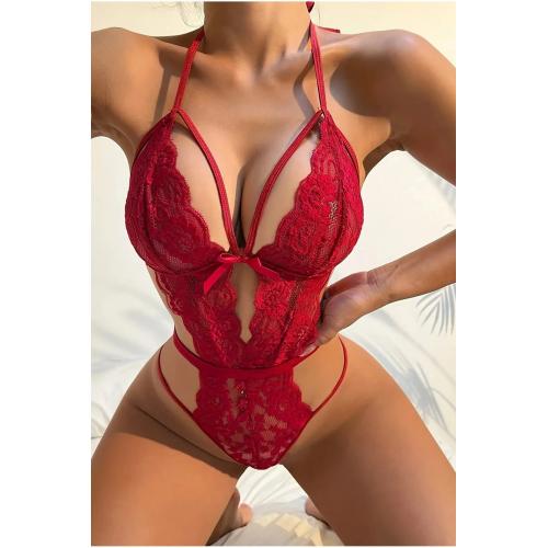 CLZ945 Şık  Dantelli Babydoll Gecelik