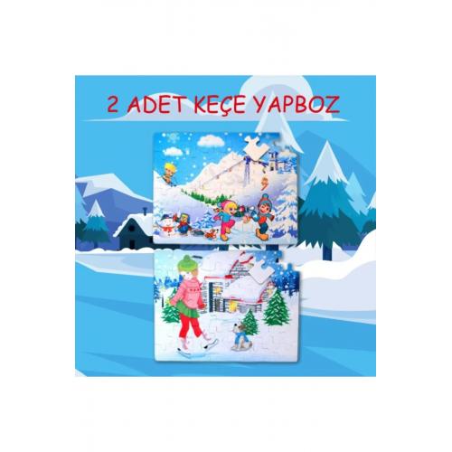 Lisinya247  Kış 5+ Keçe Yapboz - 5 Yaş Puzzle