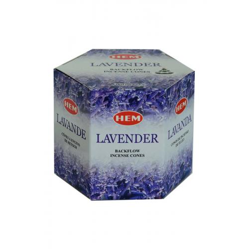 Geri Akış Şelale Lavanta Kokulu 40 Konik Tütsü - Lavander Backflow Incense Cones