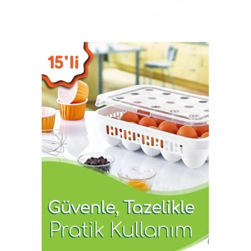 15 Bölmeli Yumurta Kabı Turk-AK680