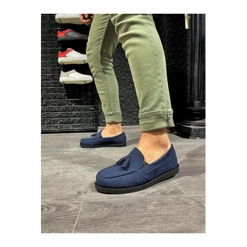 CLZ941  Loafer Erkek Ayakkabı  Mavi