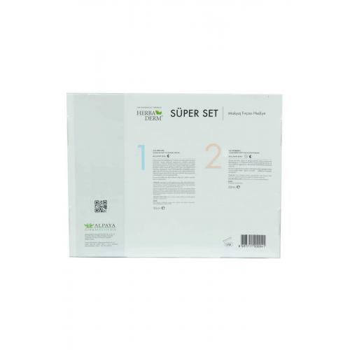 Süper Set Superserum Aha-Peeling 30 ML + Saf Vitamin C 30 ML + Makyaj Fırçası