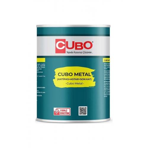 Cubo Metal Pas Boyası Siyah 2,5 Litre