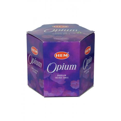 Geri Akış Şelale Haşhaş Kokulu 40 Konik Tütsü - Opium Backflow Incense Cones