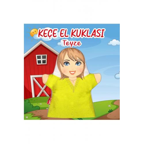 Teyze Aile Bireyleri Keçe El Kukla