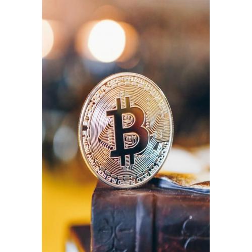 CLZ192 Bitcoin Madeni Hatıra Parası Hediyelik Para (4172)