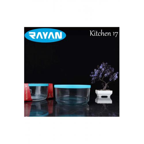 Rayan Kitchen Plastik Kapaklı 17 Cm Saklama Kabı Cam