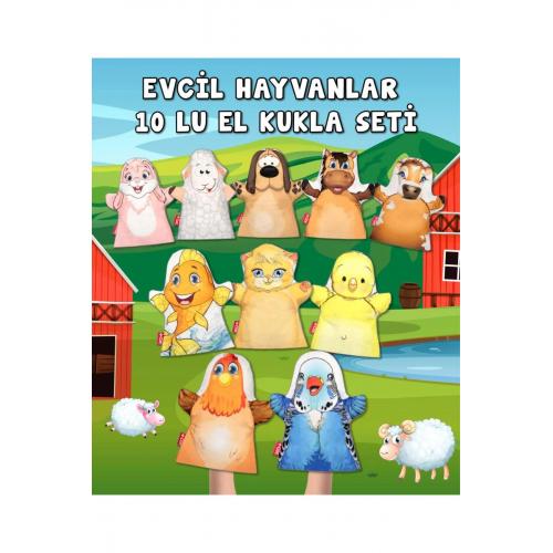 CLZ247 40 Parça - 4 Mega Set  El Kukla , Eğitici Oyuncak