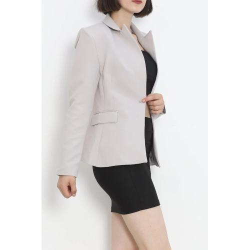 Blazer Ceket Gri