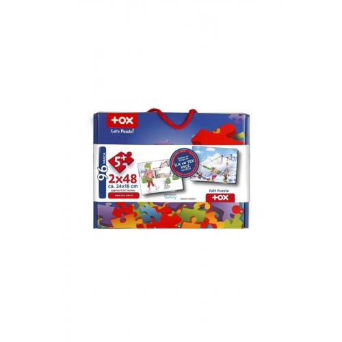 CLZ247  Kış 5+ Keçe Yapboz - 5 Yaş Puzzle