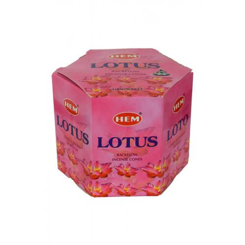 CLZ214 Geri Akış Şelale Nilüfer Kokulu 40 Konik Tütsü - Lotus Backflow Incense Cones