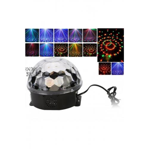 CLZ174 Kumandalı Kristal Led RGB Disko Topu