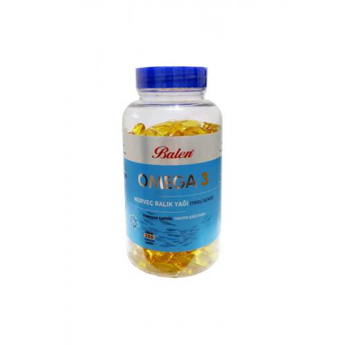 CLZ214 Omega 3 Norveç Balık Yağı İçeren 200 Kapsül (1380 MG - Form)