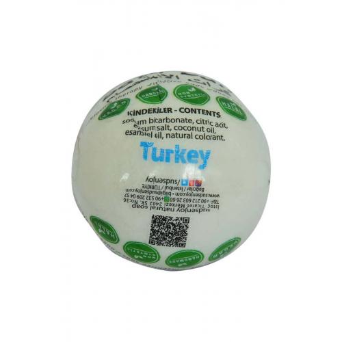 Mulllkm Lkm01 Beyaz Gül El Yapımı Banyo Küvet Topu Sabunu Beyaz 90-120 Gr (Muul)