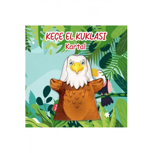 Kartal Vahşi Hayvanlar Keçe El Kukla