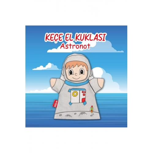 CLZ247 Astronot Meslekler Keçe El Kukla