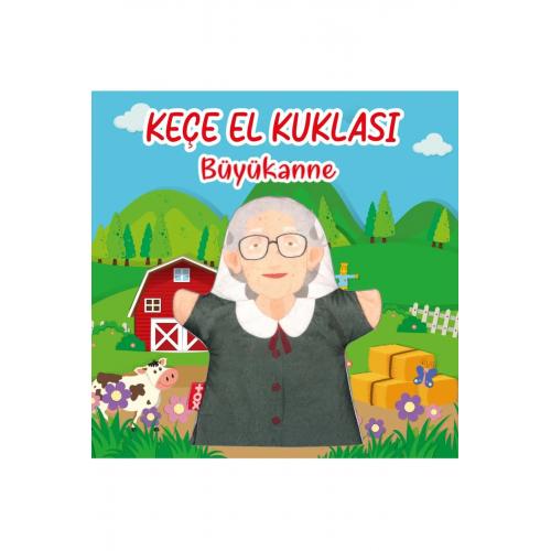 CLZ247 Anneanne Aile Bireyleri Keçe El Kukla