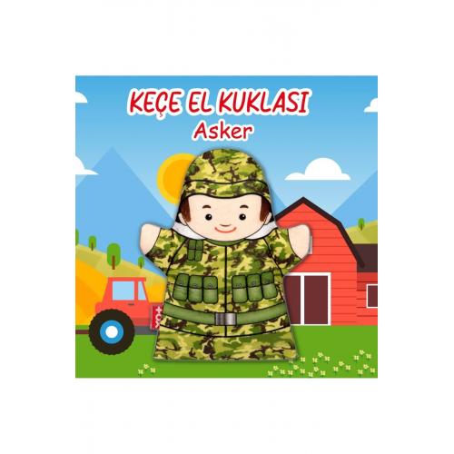 CLZ247  Asker Meslekler Keçe El Kukla