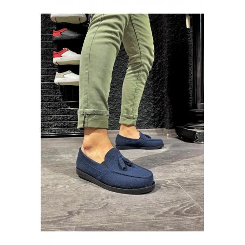 CLZ941  Loafer Erkek Ayakkabı  Mavi