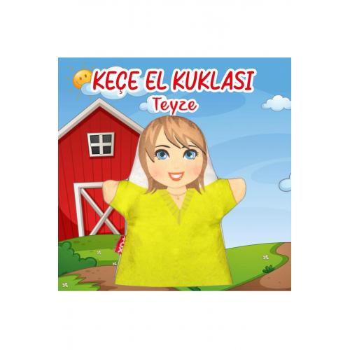 CLZ247 Teyze Aile Bireyleri Keçe El Kukla