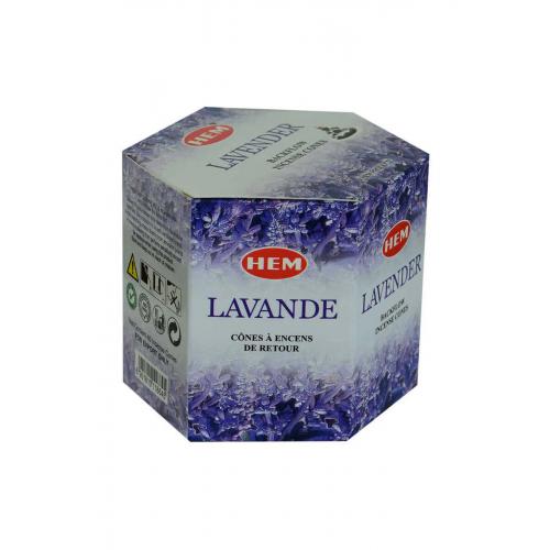 Geri Akış Şelale Lavanta Kokulu 40 Konik Tütsü - Lavander Backflow Incense Cones