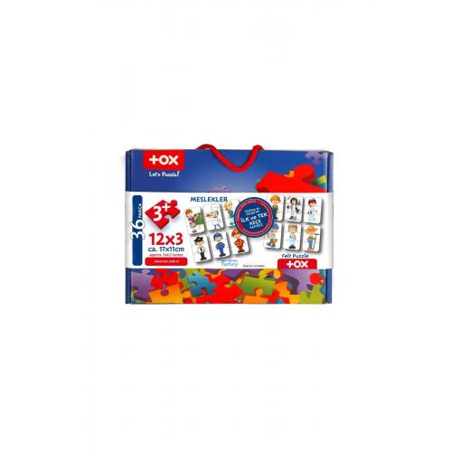 Meslekler 3+ Keçe Yapboz - 3 Yaş Puzzle