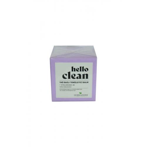 Hello Clean Yüz Dudak ve Göz için Yağ Bazlı Temizleyici Balm Hyaluronik 3D 100 ML