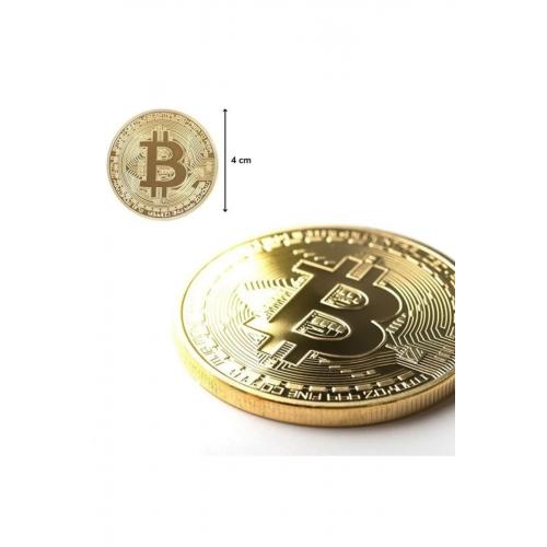 CLZ192 Bitcoin Madeni Hatıra Parası Hediyelik Para (4172)