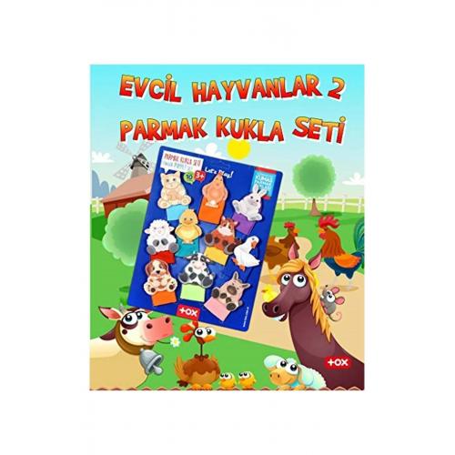 Evcil Hayvanlar 10 Parça Parmak Kukla , Eğitici Oyuncak