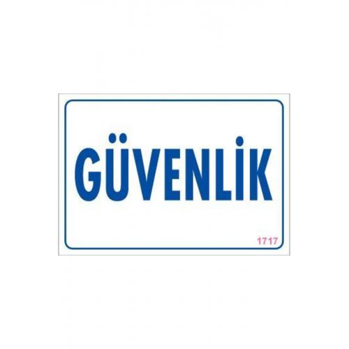 Güvenlik Uyarı Levhası 17,5x25 KOD:1717