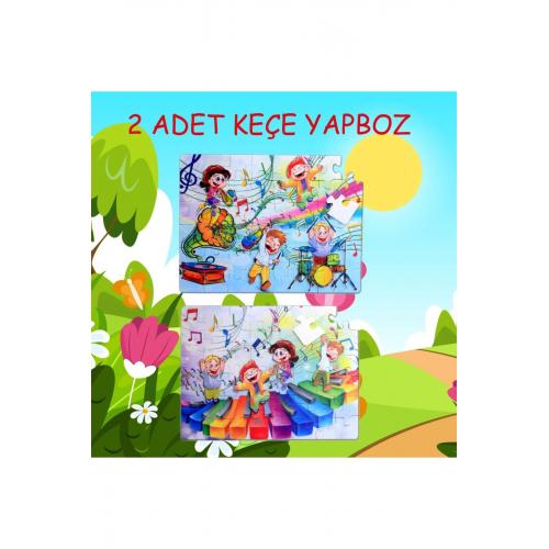 Müzik 5+ Keçe Yapboz - 5 Yaş Puzzle