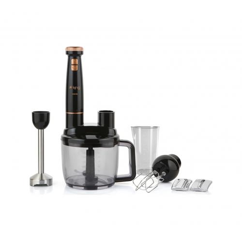 King KKB973 Bodie Komple Blender Set Beyaz