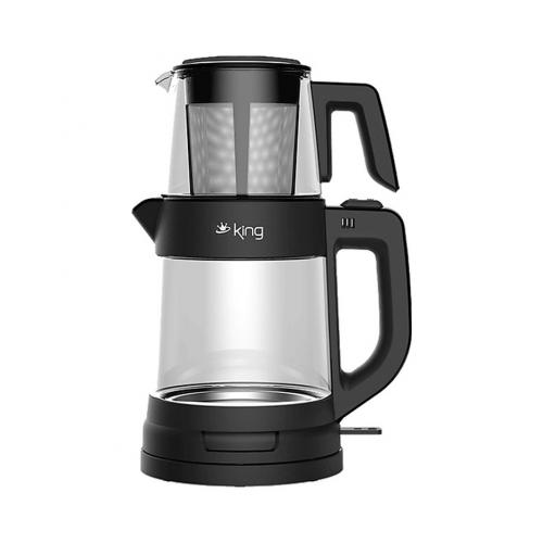 King KCM330 TeaPro 1.8 L 1800 W Çay Makinesi Siyah