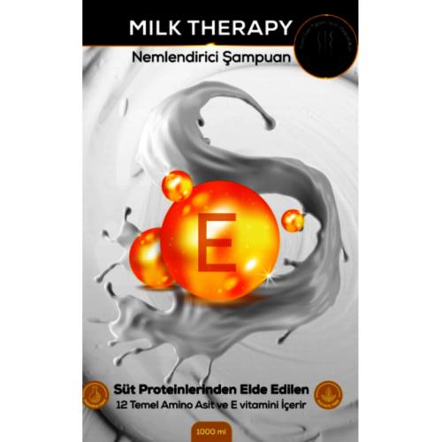 Milk Therapy Nemlendirici Şampuan, Amino Asit ve E Vitamini Takviyesi, 1000ML