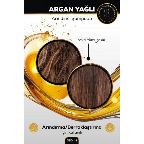 Saç Rengi Koruyucu Arındırıcı Şampuan, Argan Yağı Ve Zeytin Yağı Içerir, Parabensiz-sülfatsız,380 ml