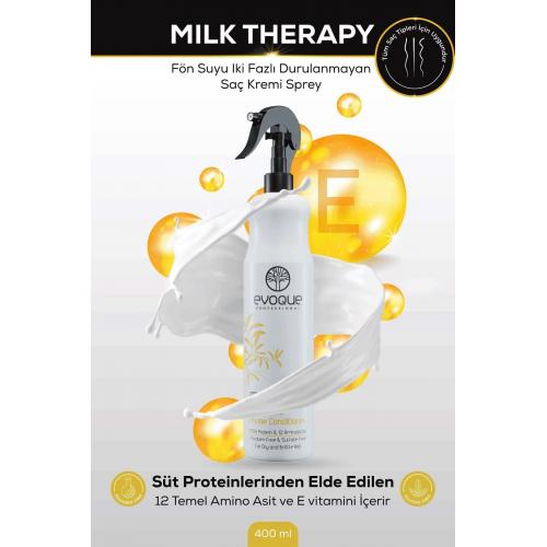 Milk Therapy Fön Suyu Iki Fazlı Durulanmayan Saç Spreyi/detangler 400ml