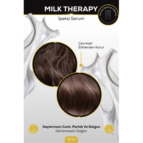 Milk Therapy Silky Saç Serumu, İpeksi Saçlar İçin,