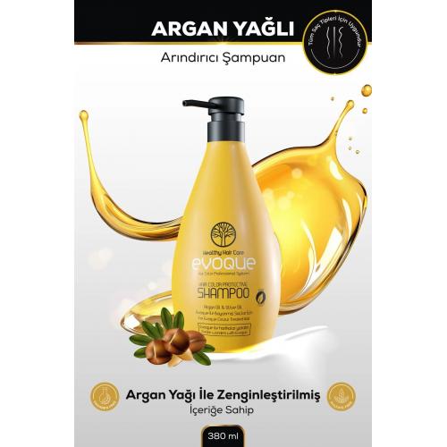 Saç Rengi Koruyucu Arındırıcı Şampuan, Argan Yağı Ve Zeytin Yağı Içerir, Parabensiz-sülfatsız,380 ml