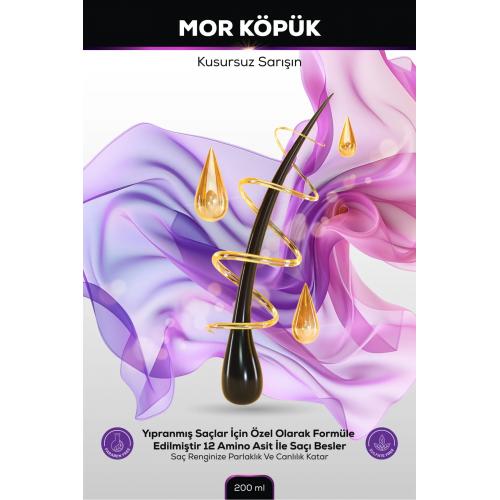 Sarı, Gümüş Ve Platin Saçlar Için Mor Köpük (FOAM), Gazsız, 200ml