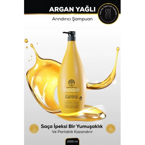 Saç Rengi Koruyucu Arındırıcı Şampuan, Argan Yağı Ve Zeytin Yağı Içerir, Parabensiz-sülfatsız,1000ml