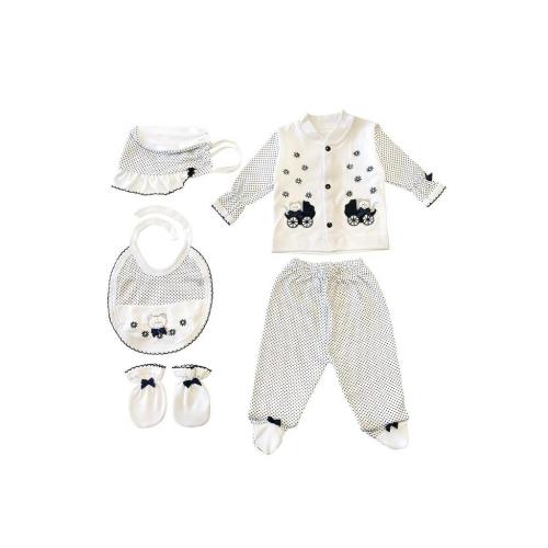 Sema Baby 5'li Premature Puanlı Set - Mavi