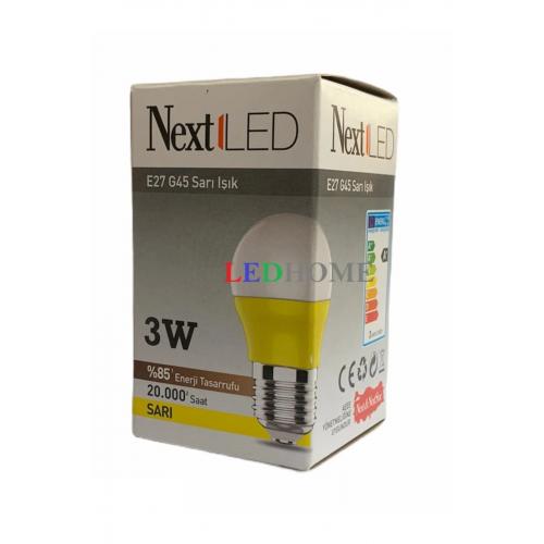 3w Sarı Led Ampül 10 Adet