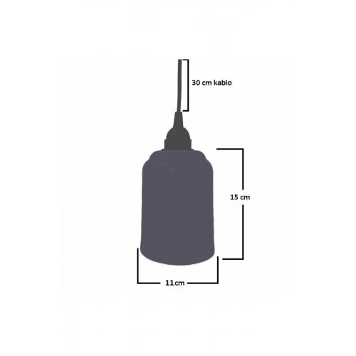 Kumru Ağaç Feneri Turuncu + 5w Led Ampül