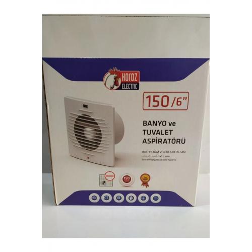 Banyo Ve Tuvalet Aspiratörü 15cm 150'lük Elektrik