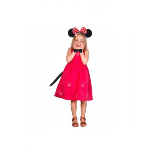 Pamhome Minnie Mouse Taç Kuyruk Papyon Gösteri Seti